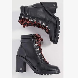 Sam Edelman sade heeled hiking boot 7.5